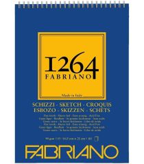 Fabriano 1264 Sketch Paper 90gr 60yp A5 Sp. Eskiz Defteri 19100636