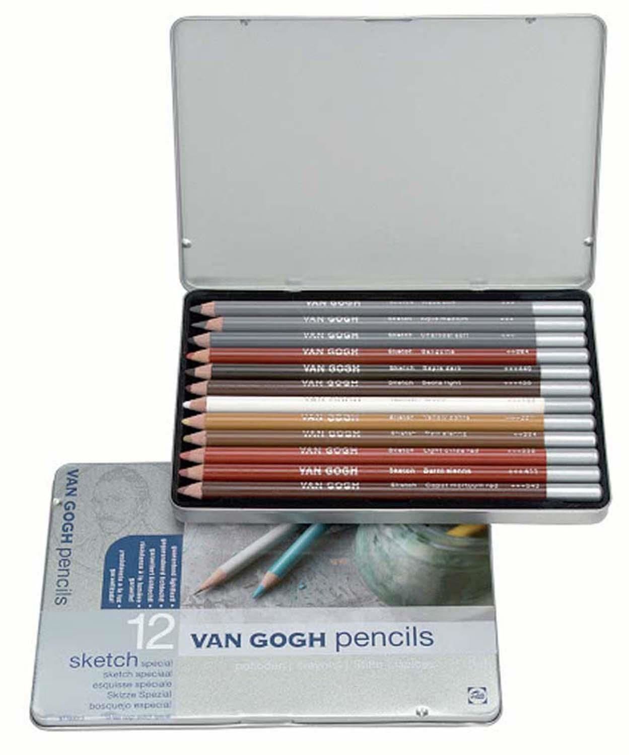 Van Gogh 12 Li Sketch Set M12S