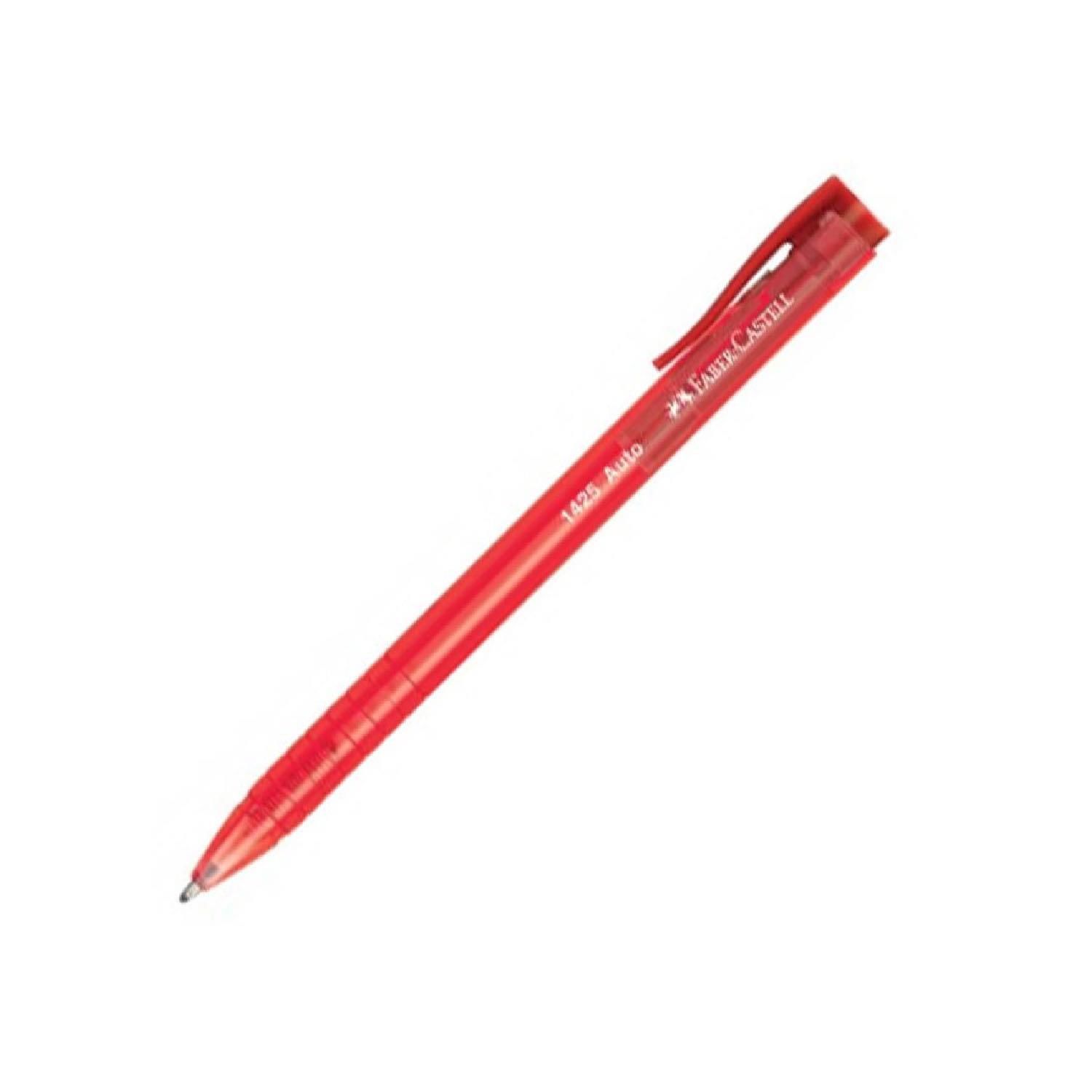 Faber-Castell 1425 Auto Tükenmez Kırmızı