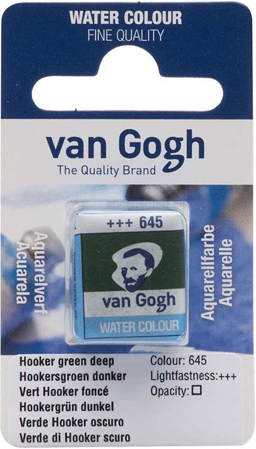 Sulu Boya Van Gogh Tablet No:645 Hooker Green Deep