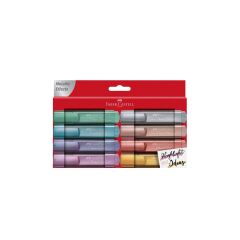 Faber-Castell Fosforlu Kalem 46 Metalik 8li Karışık Set