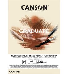 Canson Graduate Mix Medıa Natural 30sf A5 220gr