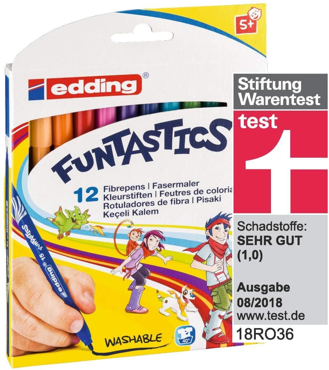 Edding Keçeli Kalem İnce Funtastıcs 12 Li Set ED15K1299