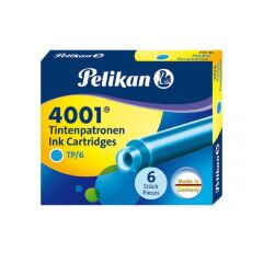 Pelikan 4001 Dolma Kalem Kartuşu Turkuaz