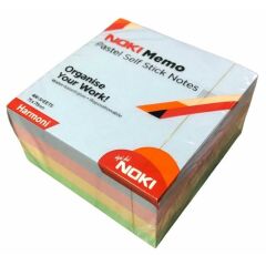 Noki Memo 75x75mm Harmani Yapışkanlı Not Kağıdı 400 Sayfa