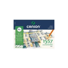 Canson 1557 35X50 Çizim Bloğu 180Gr 15Yp