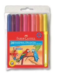 Faber-Castell Fiesta Keçeli Kalem 20 Renk