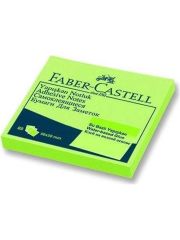 Faber-Castell Yapışkan Notluk 50X50Mm Fosf. Yeşil