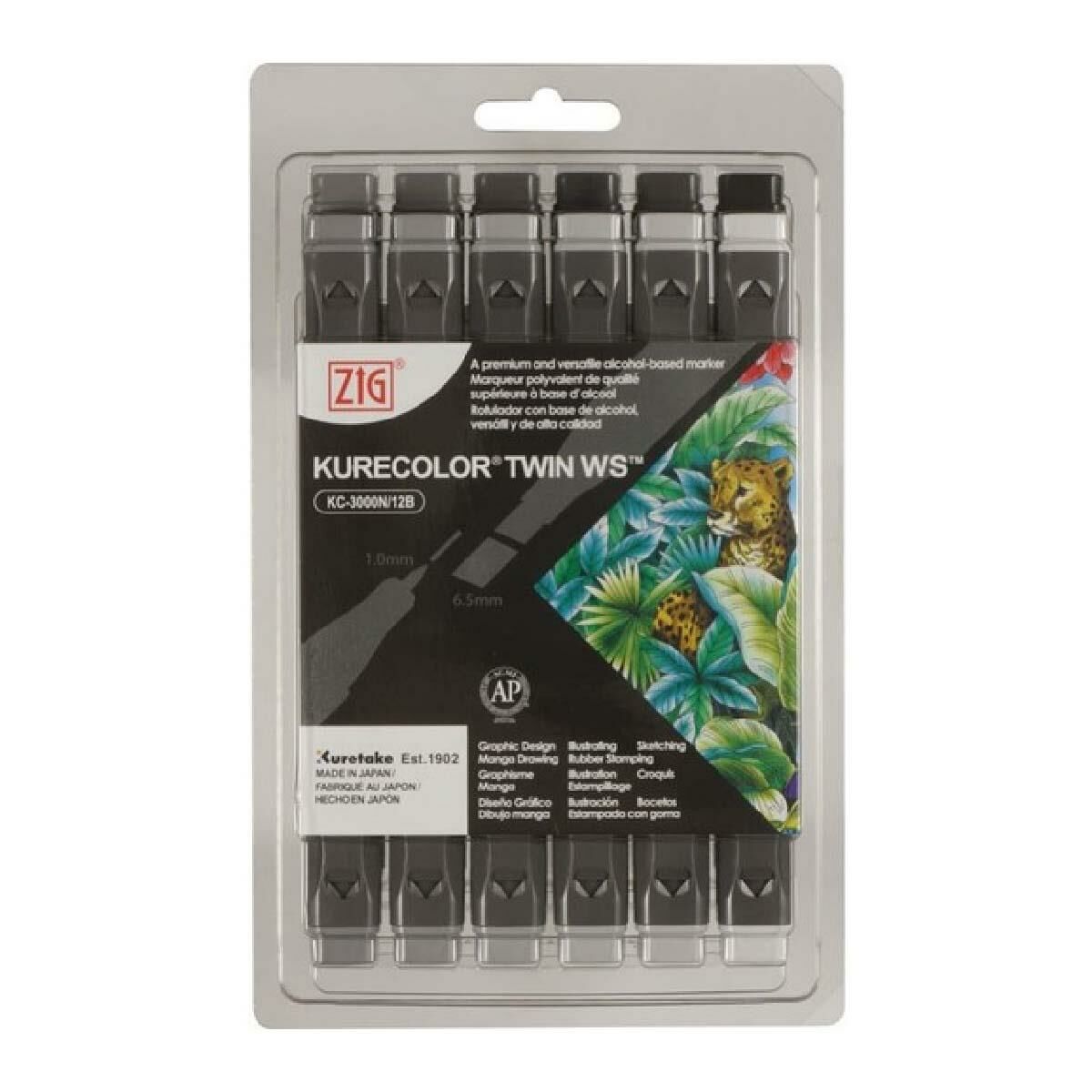 Zıg Kurecolor Twın 12li Marker Warm Gray Colors