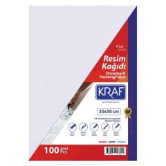 Kraf Resim Kağıdı 35x50cm 100lu Paket