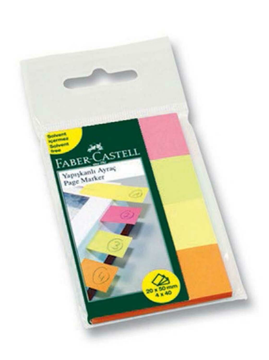 Faber-Castell 4 Renk İndex 20X50Mm