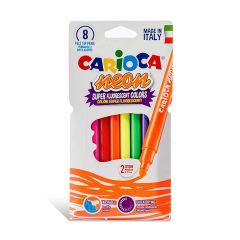 Carioca Neon Yıkanabilir Keçeli Boya Kalemi 8Lİ 42785