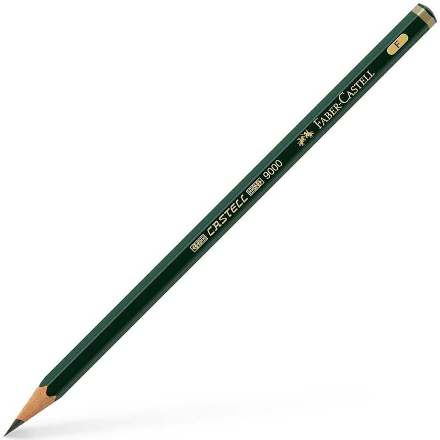 Faber-Castell 9000 Dereceli Kurşun Kalem F