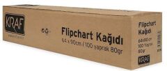 Kraf Flipchart Kağıdı Rulo 100Yp 702G