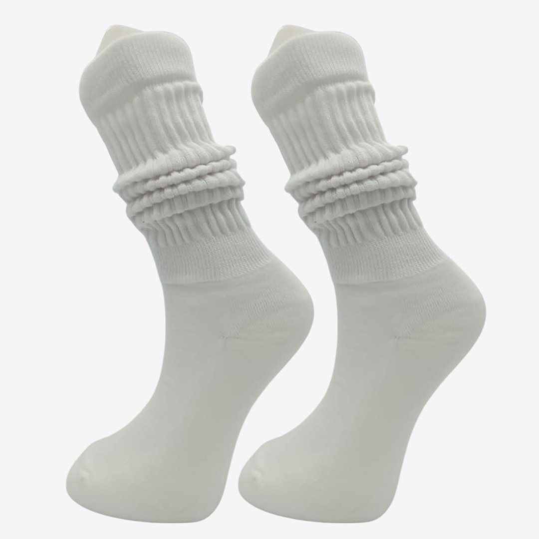 Shocks Kadın Dizaltı Beyaz Spor Çorap