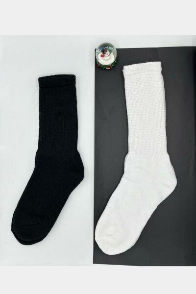 Shocks 2'li Erkek Hava Alan Kutulu Özel Örgü Diyabet / Şeker Dizaltı Çorap