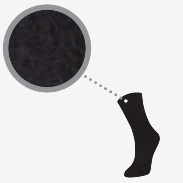 Shocks Tekli Erkek Siyah Termal Havlu Çorap