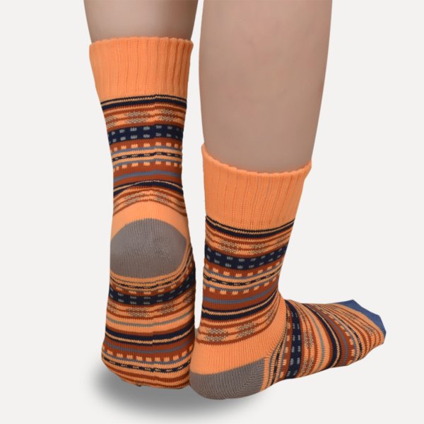 Shocks Kadın Otantik Desen Kalın Havlu Çorap