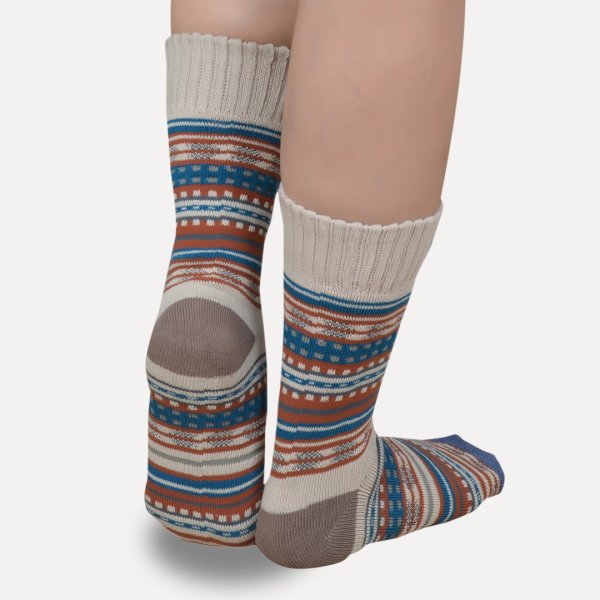 Shocks Kadın Otantik Çok Renkli Havlu Çorap