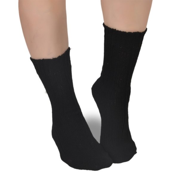 Shocks 3'lü Kışlık Siyah Yün Çorap