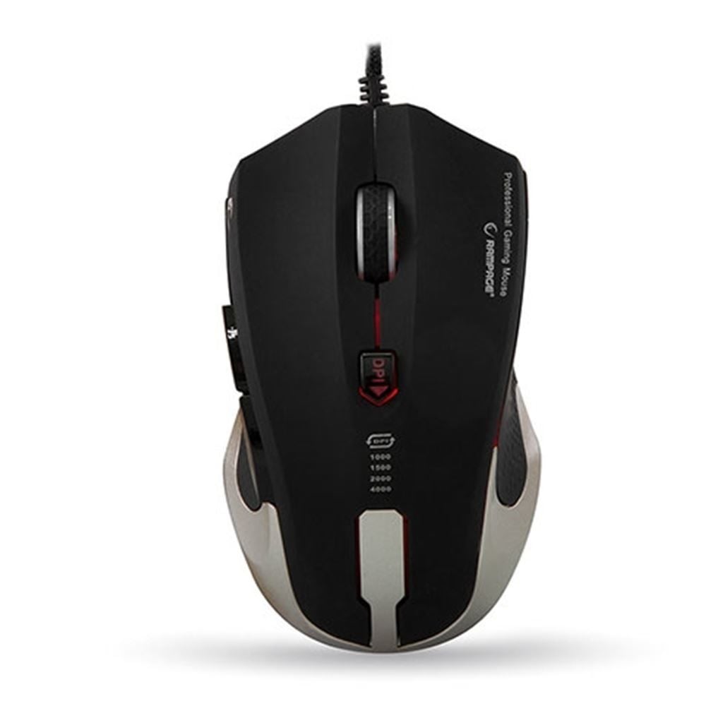 Everest Rampage SMX-R5 Usb Parlak Metal 4000 Dpi Gaming Makrolu Oyuncu Mouse