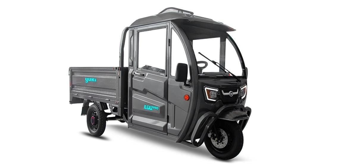 YUKİ YK-60 ILGAZ PRO 3 TEKER ELEKTRİKLİ MOTOSİKLET GRİ