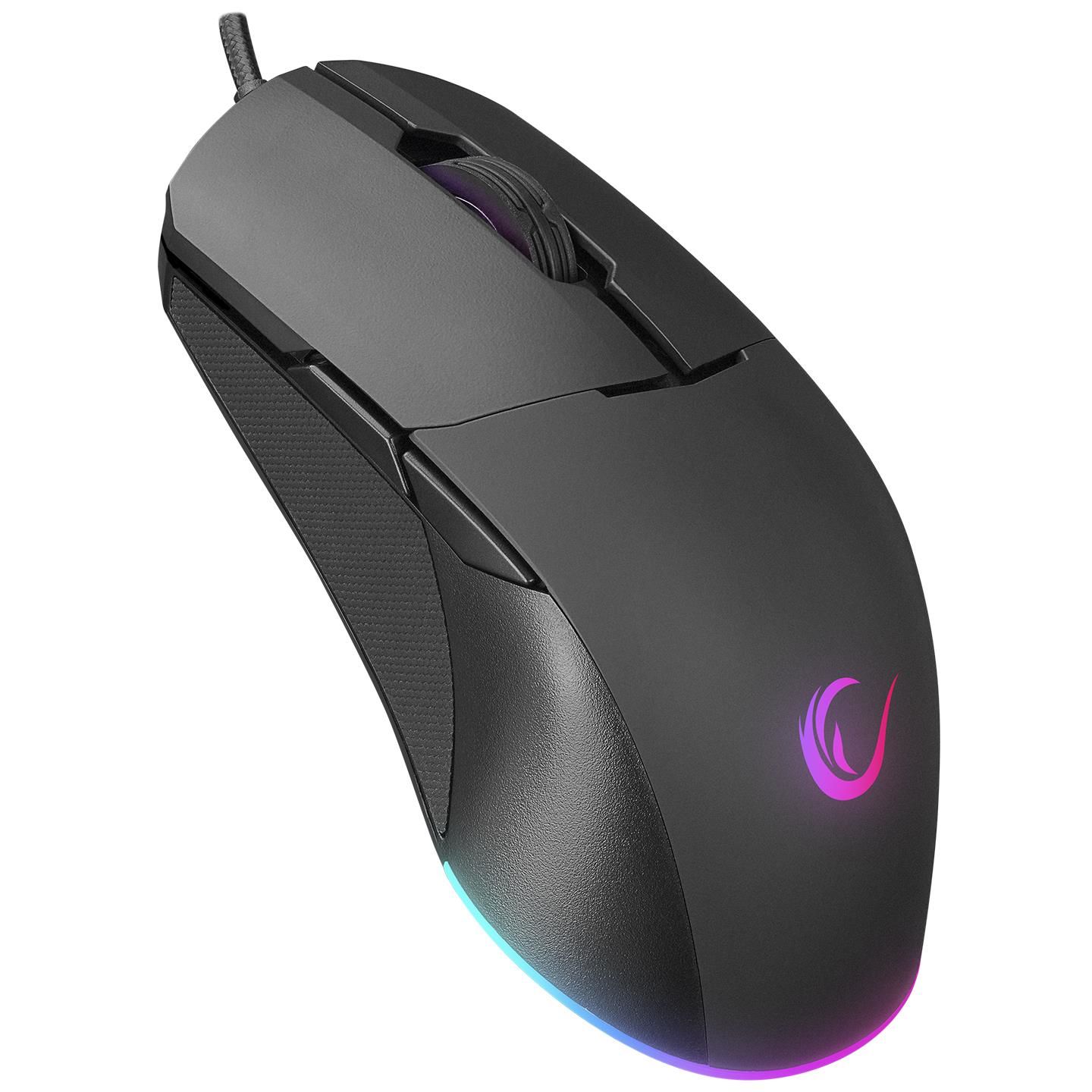 RAMPAGE SMX-R29 HERO SİYAH IŞIKLI MAKROLU GAMING MOUSE