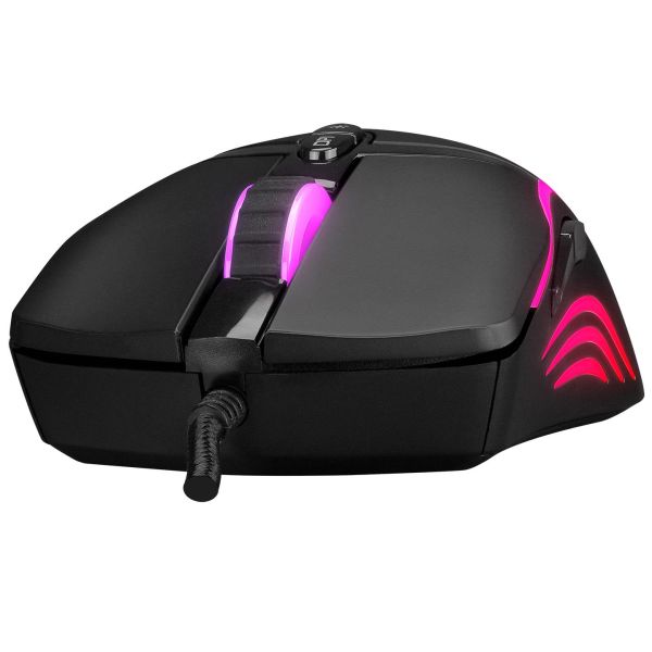 RAMPAGE SMX-R54 VIBE SİYAH AYDINLATMALI GAMING MOUSE