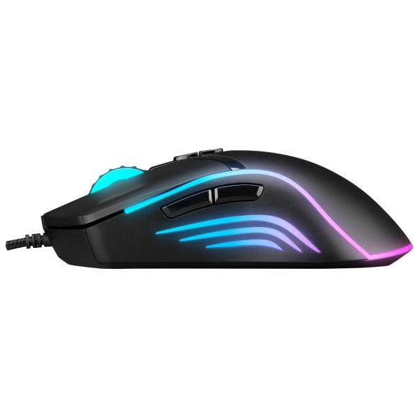 RAMPAGE SMX-R54 VIBE SİYAH AYDINLATMALI GAMING MOUSE