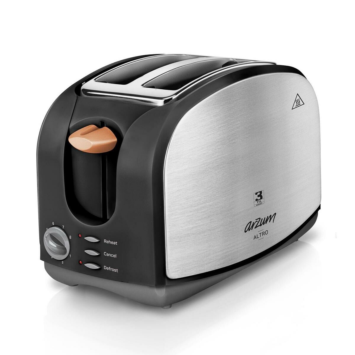 ARZUM AR2014 ALTRO SİYAH EKMEK KIZARTMA MAKİNESİ