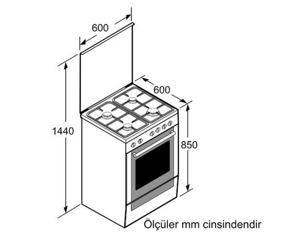 PROFİLO FRTS113DIL FIRIN