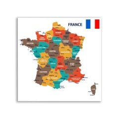 Fransa Haritası Tablosu - CTY142