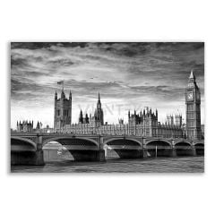 Londra Köprüsü Siyah Beyaz Tablosu - BLK142