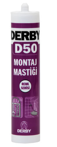 Derby D50 Montaj Mastiği Gri - 500g