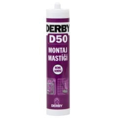 Derby D50 Montaj Mastiği Siyah - 500g