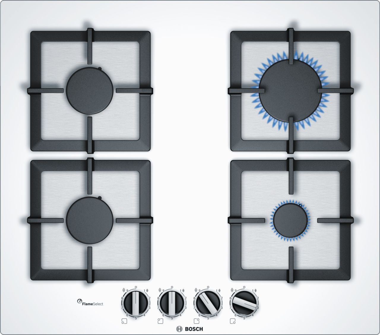 Serie | 6 Gazlı Ocak 60 cm Beyaz