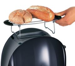 Kompakt ekmek kızartma makinesi Siyah