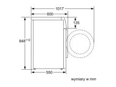 WAN24180TR-Serie | 4 Çamaşır Makinesi 8 kg 1200 dev./dak. C (A+++)  85*60*60