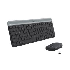 LOGITECH MK470 KABLOSUZ İNCE TÜRKÇE KLAVYE & MOUSE SETİ-SİYAH 920-009435