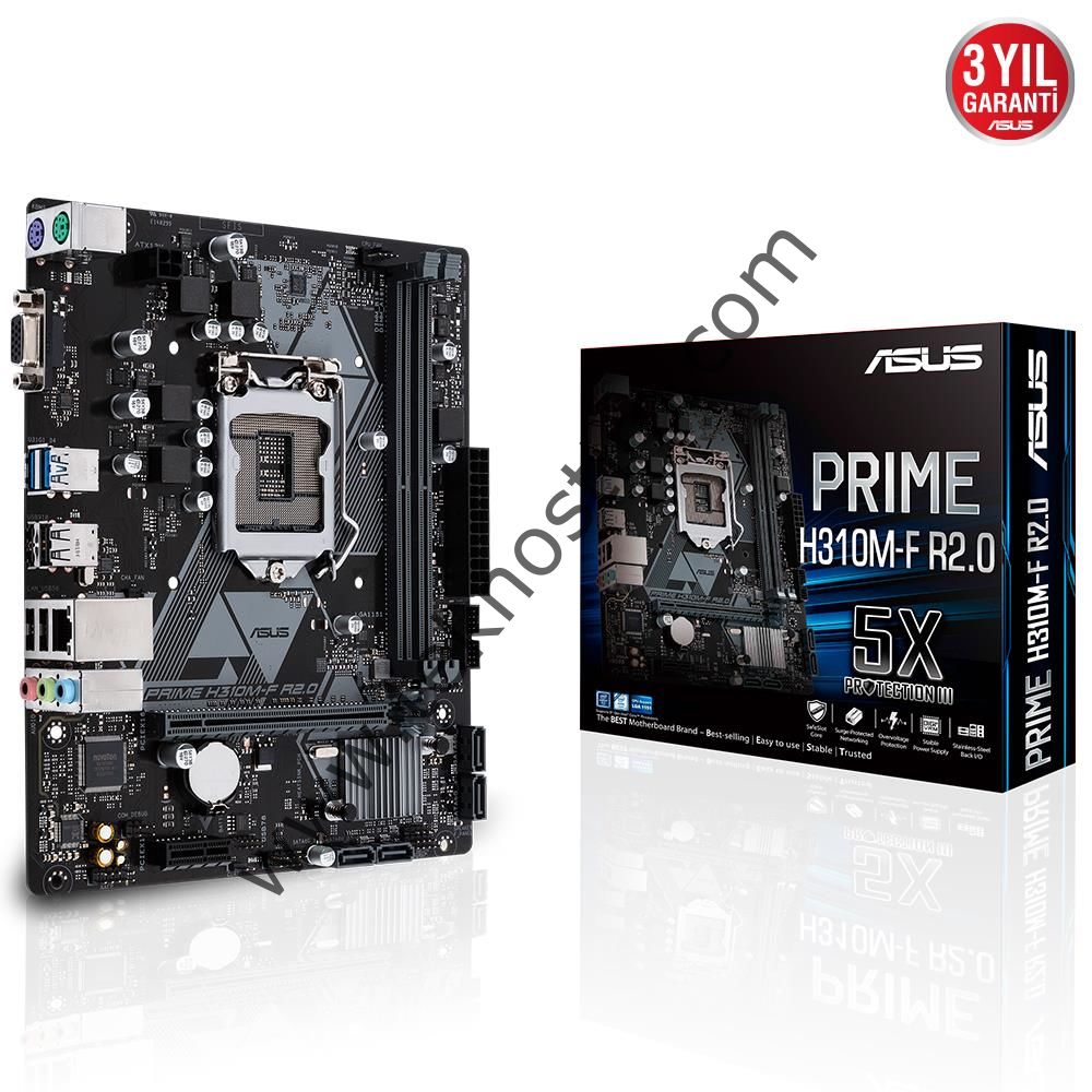 Asus Prime H310M-F R2.0 Intel H310 Soket 1151 DDR4 2666MHz uATX Anakart