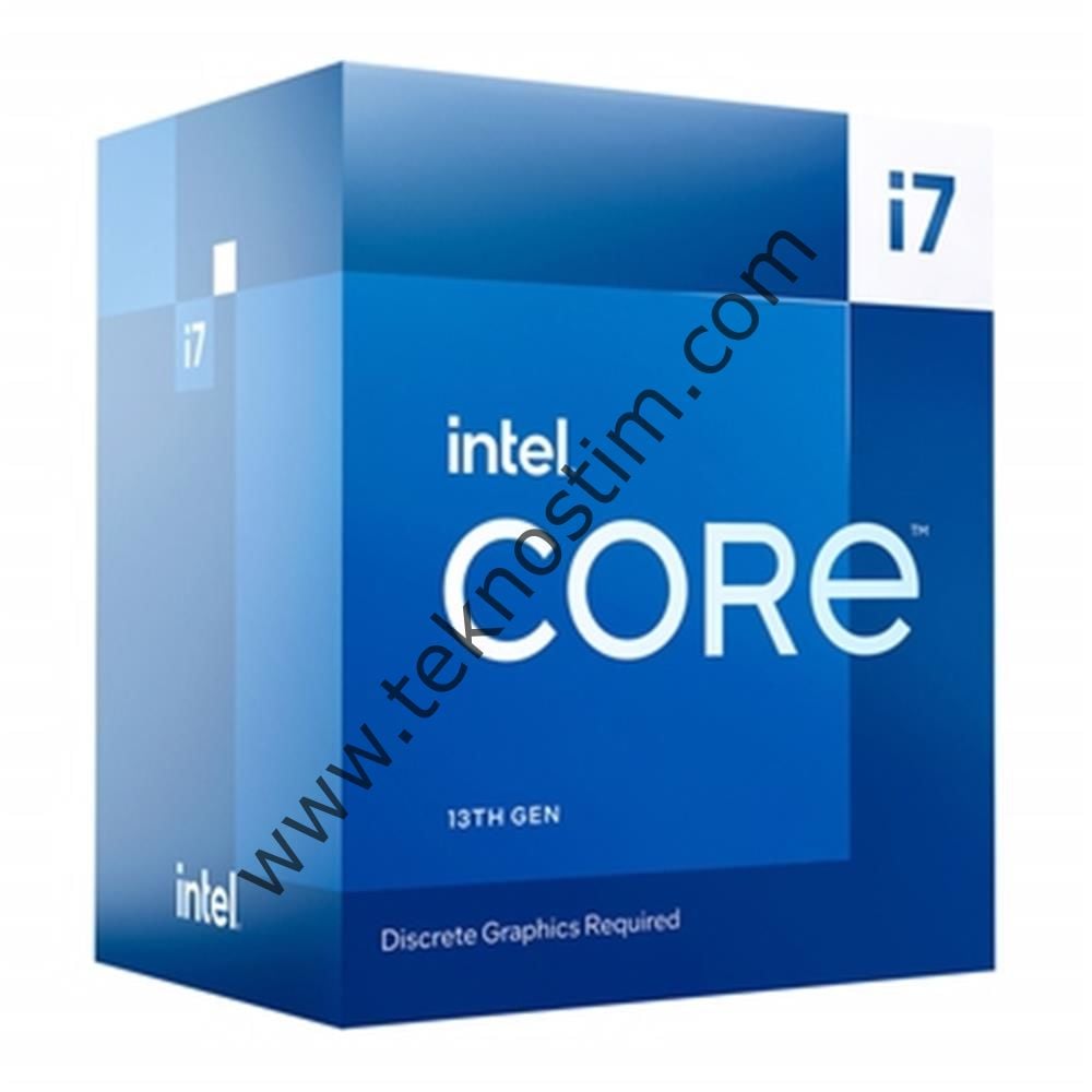 Intel Core i7 13700K 16 Core 3.40Ghz 30Mb125W LGA1700 (Grafik Kart VAR, Fan YOK) Kutulu Box İşlemci