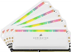CORSAIR CMT64GX4M4C3200C16W 64GB (4X16GB) DDR4 3200MHz CL16 DOMINATOR PLATINUM RGB SOĞUTUCULU BEYAZ DIMM BELLEK