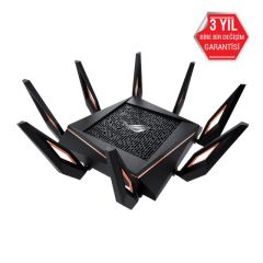 ASUS GT-AX11000 WIFI6 TRİBAND-GAMİNG-Aİ MESH-AİPROTECTİONPRO-TORRENT-BULUT-DLNA-4G-VPN-ROUTER-ACCESS POİNT
