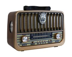 Everton Rt-878 Bluetooth (El Feneri) Fm-Usb-Tf-Aux Şarjlı Nostaljik Radyo