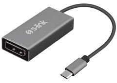 S-link Swapp SW-U510 Gri Metal Type-C to DisplayPort 4K Çevirici Adaptör