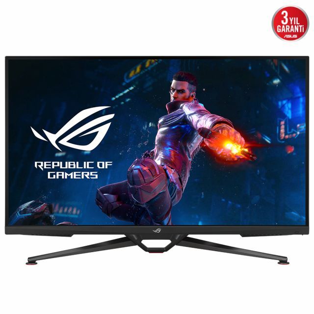 38 ASUS ROG SWIFT PG38UQ 38 GAMING 4K FAST IPS FREESYNC VE G-SYNC UYUMLU 3840x2160 1MS 144HZ DP HDMI USB MM VESA 3YIL EYECARE HDR 135 sRGB DCI-P3 98 HDMI 2.1 Monitör