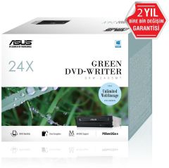 Asus DRW-24D5MT-BOX 24X SATA Siyah Optik Okuyucu (Kutulu)