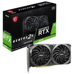 Msi GeForce RTX3060 Ventus 2X 12G OC 12GB GDDR6 192Bit DX12 Gaming (Oyuncu) Ekran Kartı