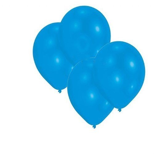 Koyu Mavi Lacivert Metalik Düz Renk Sedefli Latex Balon 25 Adet