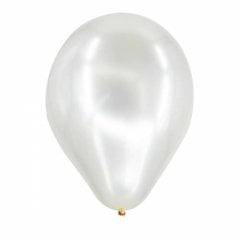 Balon 50'li Beyaz Metalik